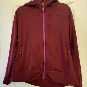 Eddie Bauer Women's Burgundy Yoga Jacket